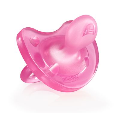 Chicco | Chupeta Physio Soft silicone 6-12M Rosa