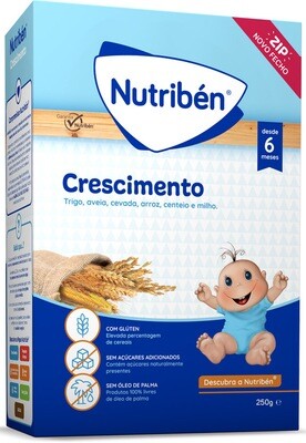 Nutriben | Papa Crescimento Não Láctea 250g Nutriben | Papa Crescimento Não Láctea 250g