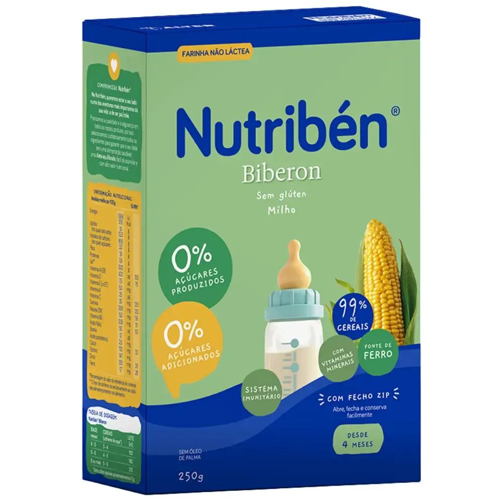 Nutriben | Farinhas Biberon S/Açucar 250g