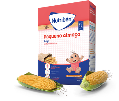 Nutriben | Papa Pequeno Almoço Trigo 375 g Nutriben | Papa Pequeno Almoço Trigo 375 g
