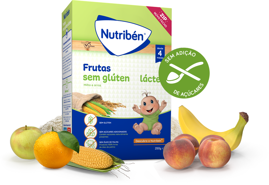 Nutriben | Papa Frutas Láctea 250 g