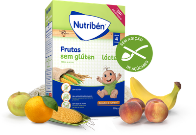 Nutriben | Papa Frutas Láctea 250 g