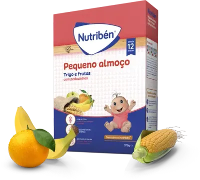 Nutriben | Papa Pequeno Almoço Trigo e Frutas 375 g