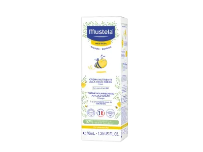 Creme Nutritivo Mustela com Cold Cream para rosto do bebé — nutrição intensa e proteção diária