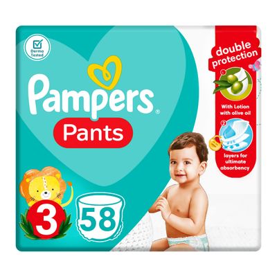 Pampers | Pants Baby Dry Midi T-3  (6-11kg) 58 uds