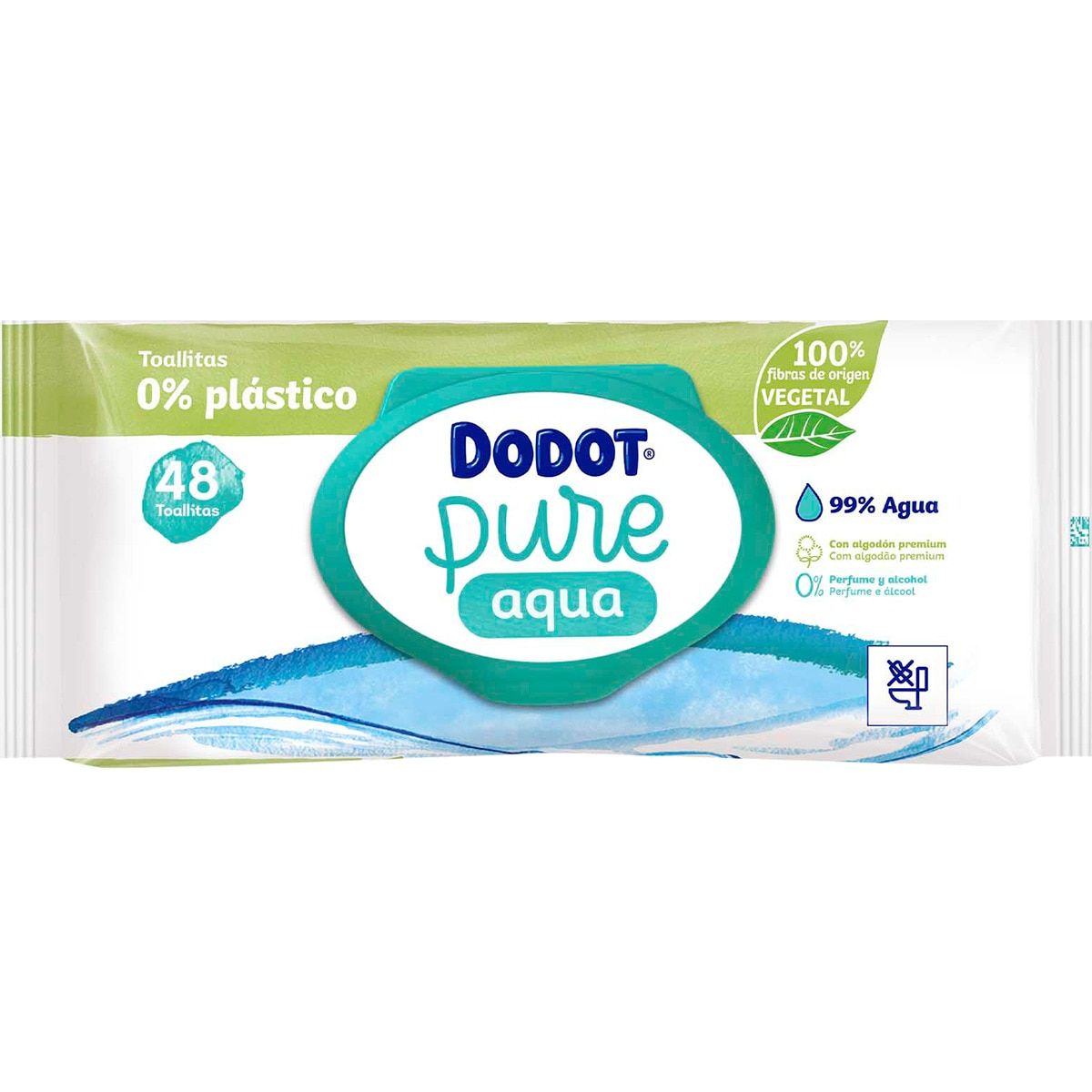 Dodot | Toalhitas Pure Aqua 48 Uni.