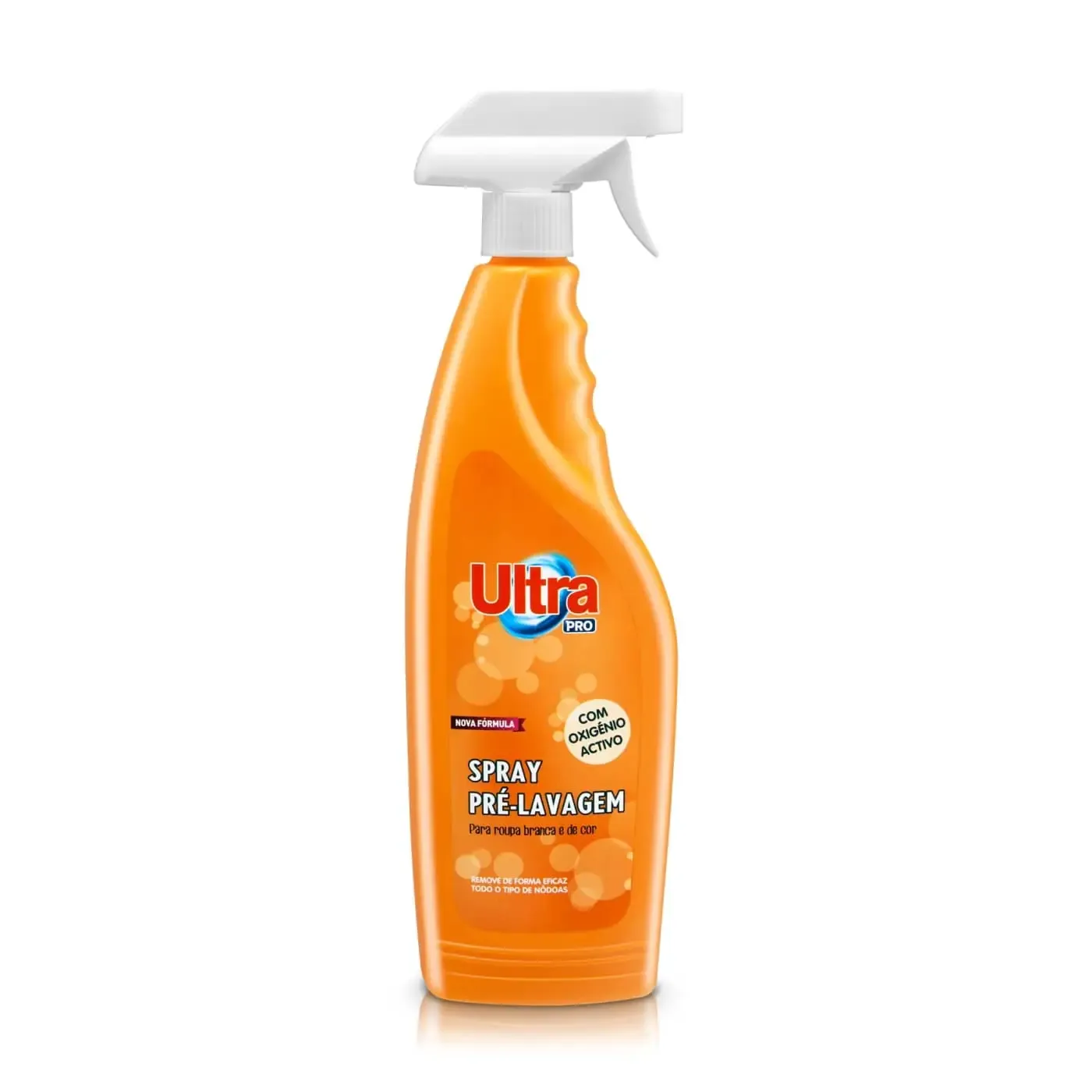 Spray Pré-Lavagem Ultra Pro 1L, limpeza eficaz para roupas difíceis