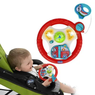 Volante interativo Chicco Baby Driver com luzes e sons para bebés