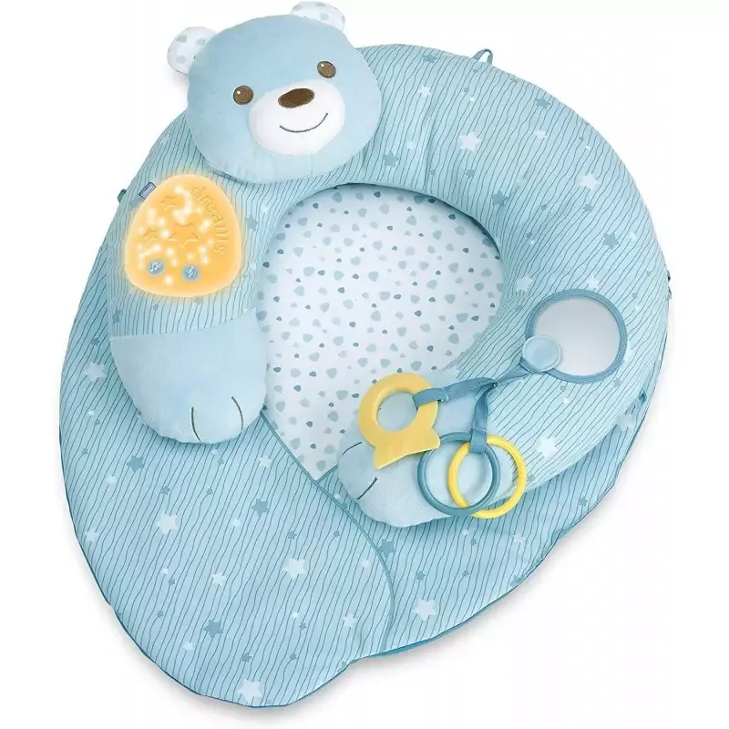 Almofada Ninho Evolutiva Azul da Chicco com música e luz