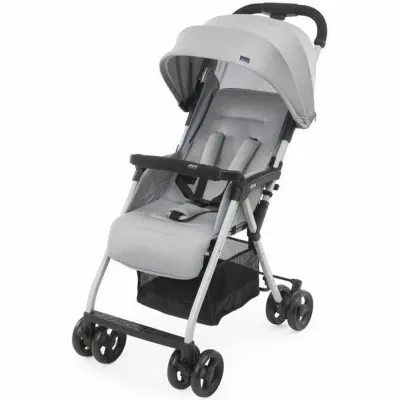 Carrinho de Bebé Chicco Ohlalà 3 Cinzento Claro ultraleve, compacto e confortável.