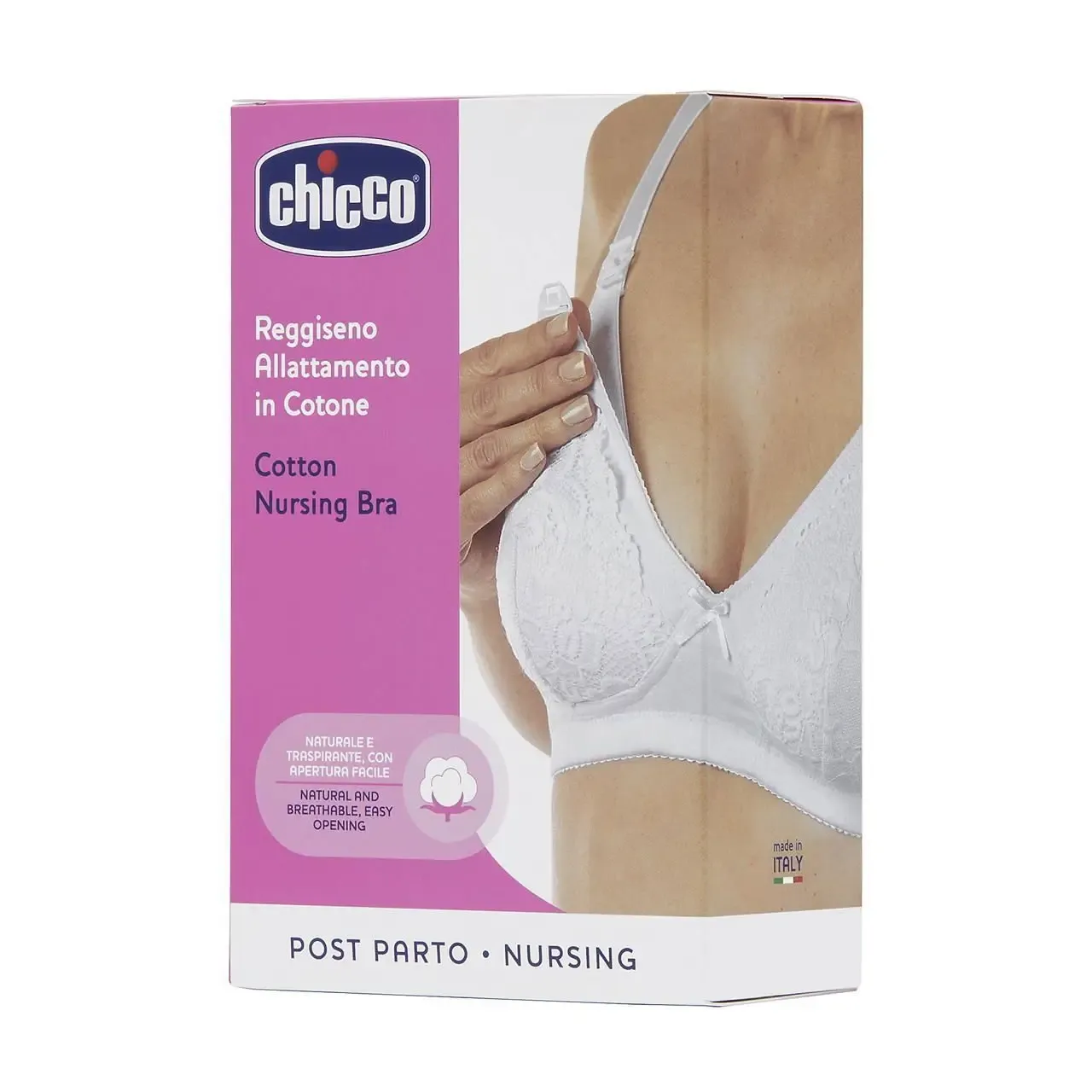 Sutiã de Amamentação Chicco em algodão — conforto e praticidade para a mãe