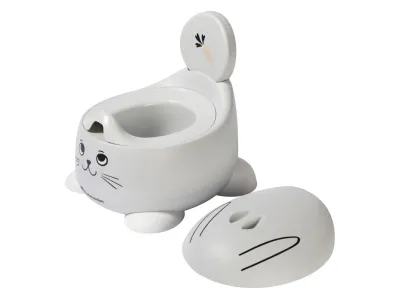 Bacio Comfort Potty Rabbit Cinzento Bébé Confort