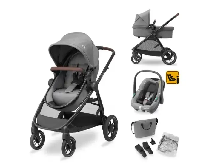 Carrinho Bébé Confort Zelia S Trio 3 em 1 com CabrioFix i-Size