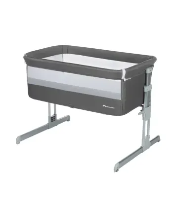 Bébé Confort | Berço de Cabeceira Calidoo Tinted Gray Berço de Cabeceira Bébé Confort Calidoo com lateral rebatível