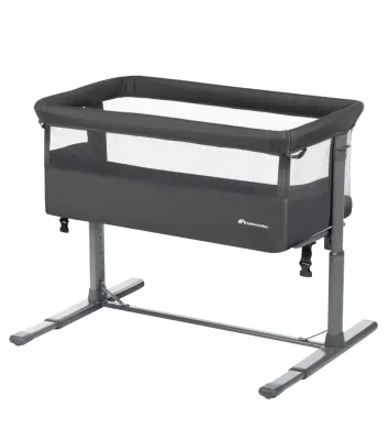 Bébé Confort | Berço de Cabeceira Zina Mineral Graphite Berço de Cabeceira Bébé Confort Zina Mineral Graphite com malha respirável