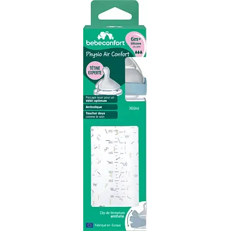 Biberão Bébé Confort Physio Air Confort com sistema anticólicas