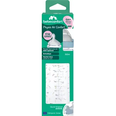 Biberão Bébé Confort Physio Air Confort com sistema anticólicas
