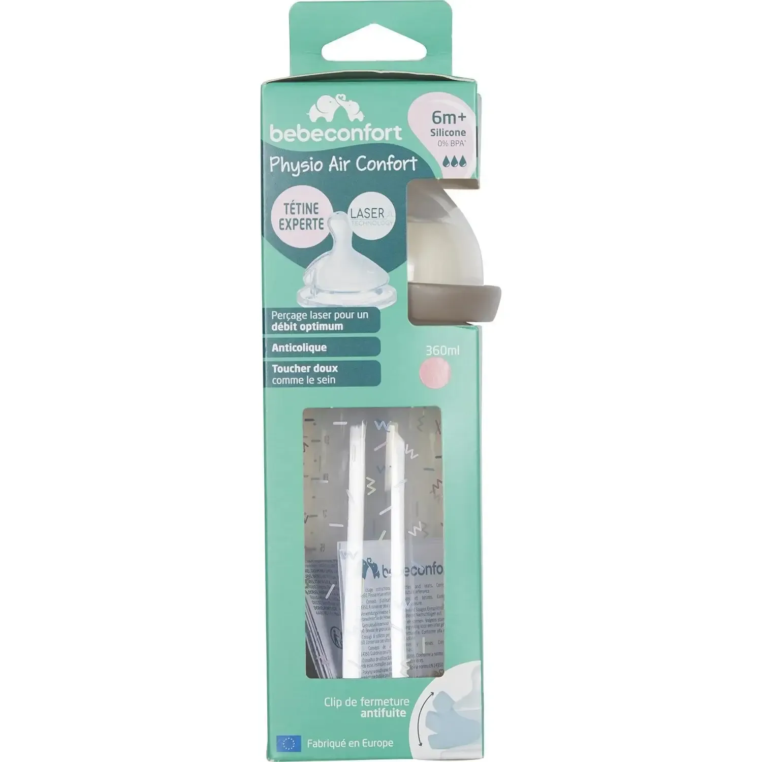 Biberão Bébé Confort Physio Air Confort com sistema anticólicas