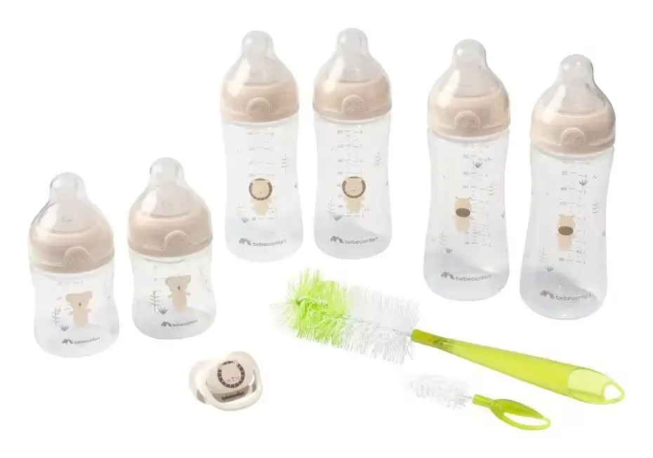 Kit completo de biberões Bébé Confort Physio Air com acessórios