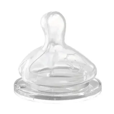 Bébé Confort | Tetina de Silicone S1 com Fluxo Variável +0m Tetina de silicone Bébé Confort S1 fluxo variável para recém-nascido