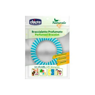 Pulseira perfumada anti-mosquito Chicco citronela cores sortidas