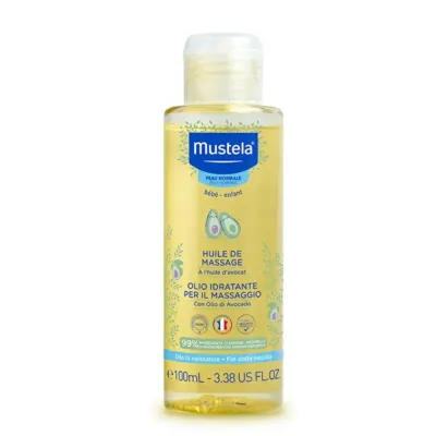 Mustela Óleo de Massagem Bebé 100ml hidratação e relaxamento