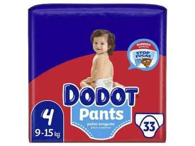 Fraldas Cueca Dodot Pants T4 — ajuste 360° antifugas e conforto total