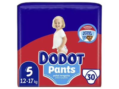 Fraldas Cueca Dodot Pants T5 — ajuste 360° antifugas e conforto total