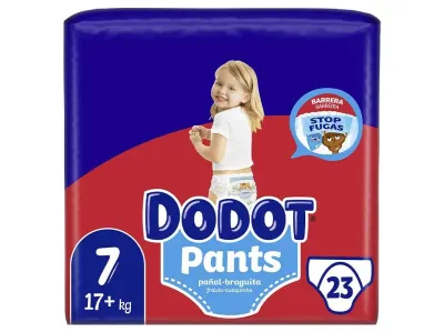 Fraldas Cueca Dodot Pants T7 — ajuste 360° antifugas e conforto total