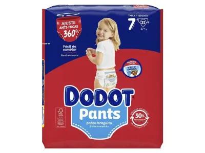 Fraldas Cueca Dodot Pants T7 — ajuste 360° antifugas e conforto total