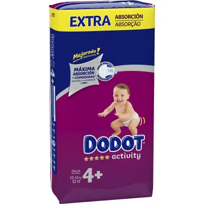 Fralda Dodot Activity — proteção antifugas e ajuste para bebés ativos