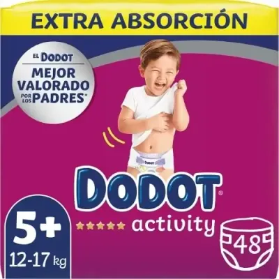 Fralda Dodot Activity — proteção antifugas e ajuste para bebés ativos