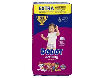 Fralda Dodot Activity — proteção antifugas e ajuste para bebés ativos