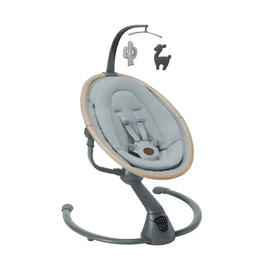 Espreguiçadeira elétrica Maxi-Cosi Cassia — conforto automático e relaxamento do bebé