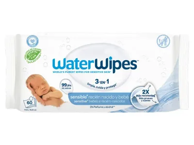 WaterWipes Sensitive+ BIO toalhitas húmidas para recém-nascidos e bebés pele sensível