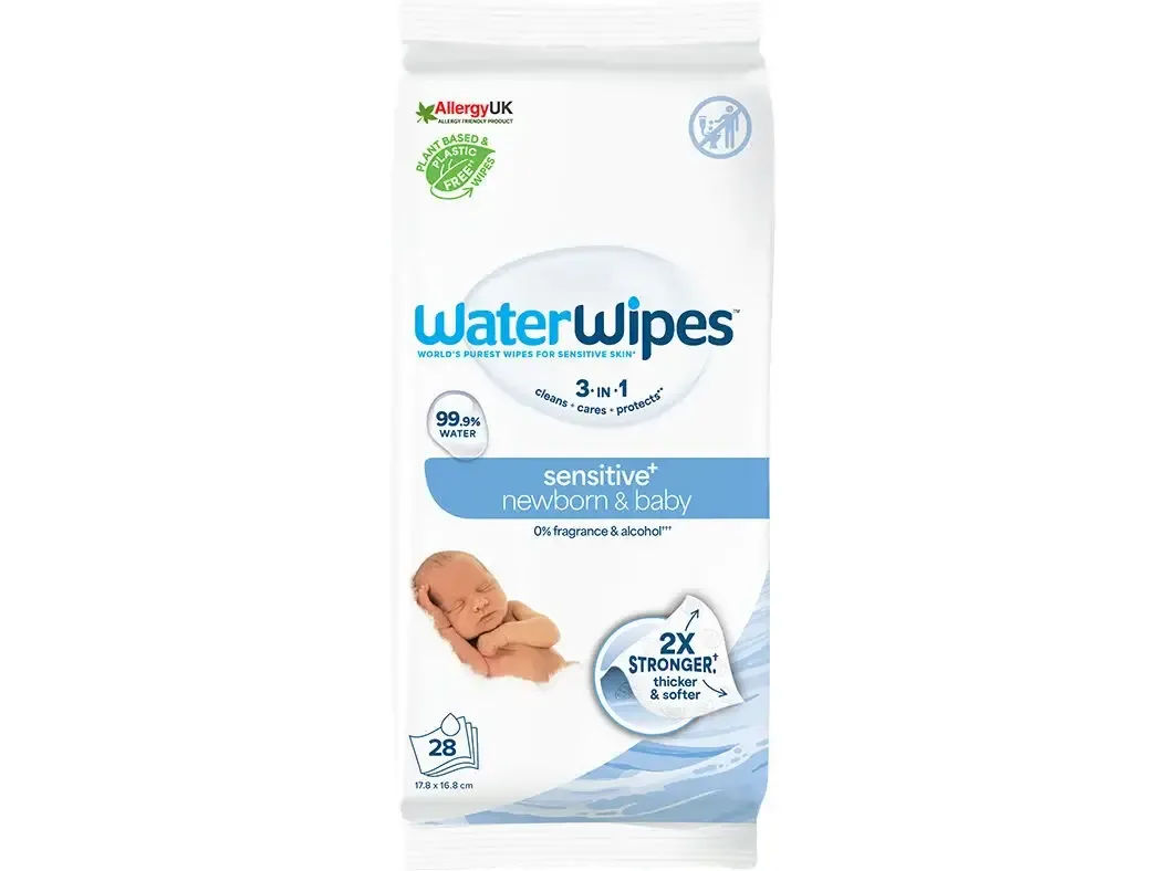 WaterWipes Sensitive+ BIO toalhitas húmidas para recém-nascidos e bebés pele sensível