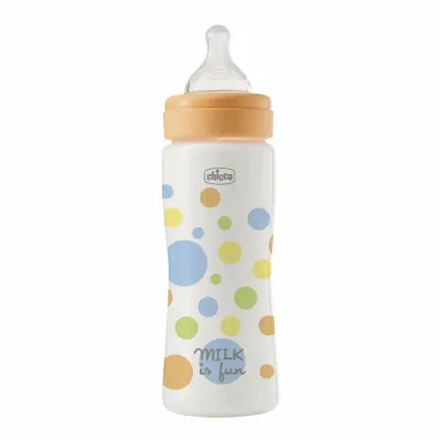 Chicco Perfect Easy Biberão 330ml 4M+ com tetina silicone fluxo rápido
