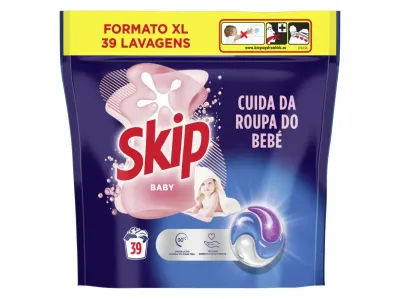 Skip Baby Detergente Cápsulas 39 doses para roupa de bebé
