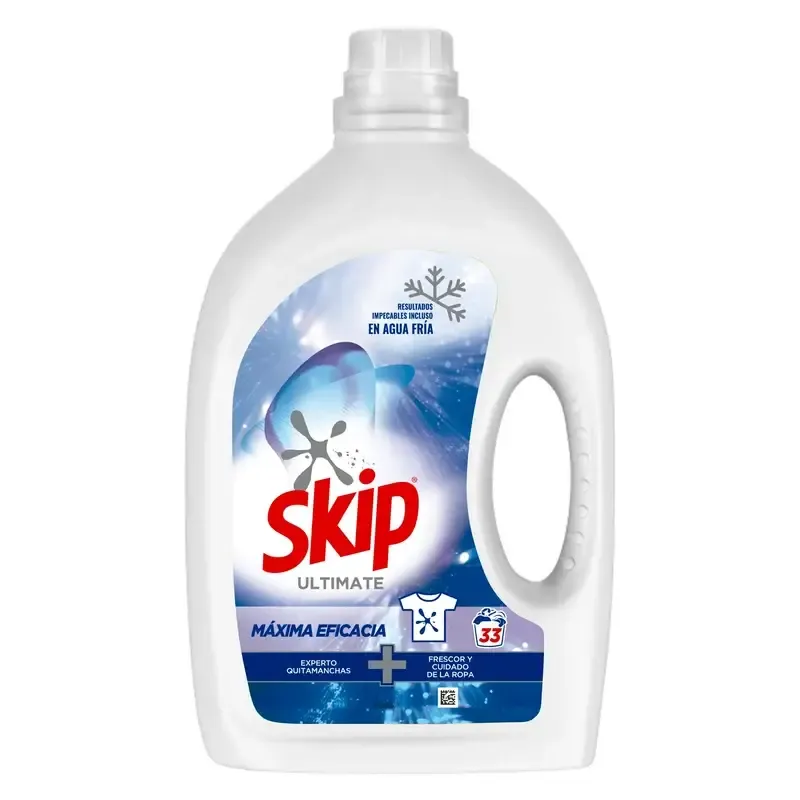Skip Ultimate Detergente Roupa Líquido Máxima Eficácia 33D