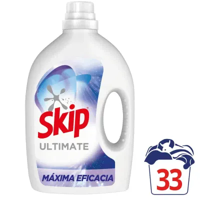 Skip Ultimate Detergente Roupa Líquido Máxima Eficácia 33D