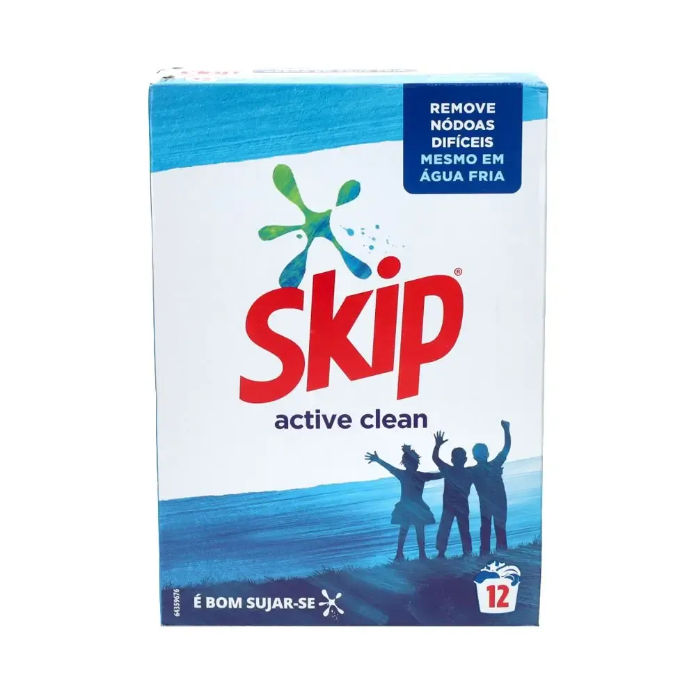 Skip Active Clean Detergente em Pó para Máquina de Roupa 12D