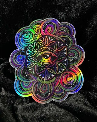 Holographic sticker of Awakening