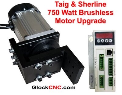 Sherline & Taig Brushless Motor Upgrade 750 Watt CNC Controllable