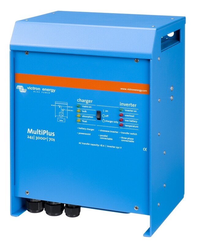 Inverter/Charger70A 24V 3000VA Victron MultiPlus VP300024F: Full Sine Wave VE.Bus