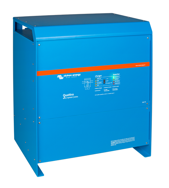Inverter/Charger200A 48V 15000VA Victron Quattro VQ1500048F: Full Sine Wave VE.Bus