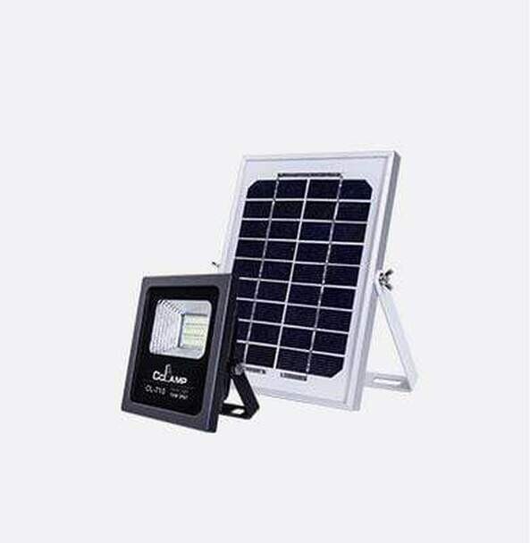 Light LED CClamp 10W Floodlight + PV Panel and Remote