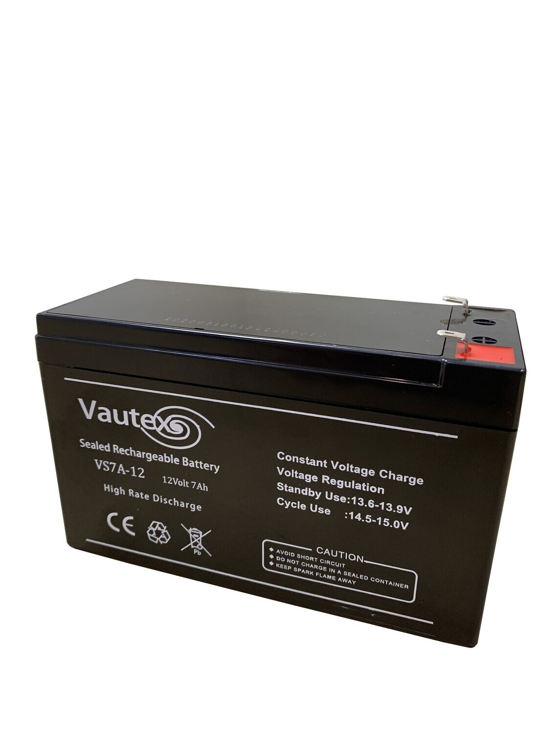 Battery Vautex Calcium Lead Acid 12V 7A/hr
