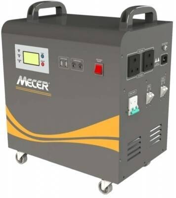 Inverter Mecer 12V 1000W Full Sine Wave with 360W Solar Input