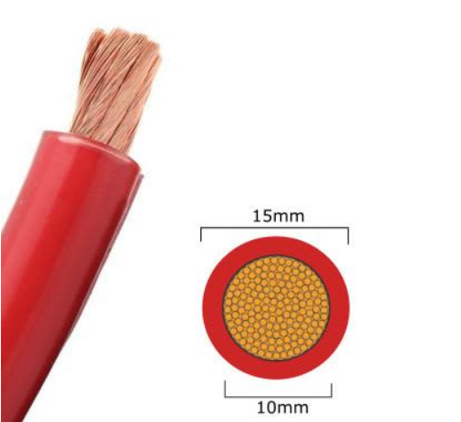 Cable Battery 16mm Red Per Meter