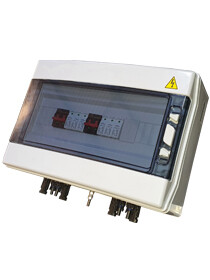 DC 600V Protection Box 2 Inputs 2 Outputs 16A Isolator Type II SPD